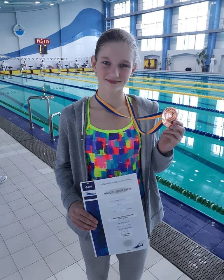 Плавчиня з Прикарпаття стала призеркою чемпіонату України