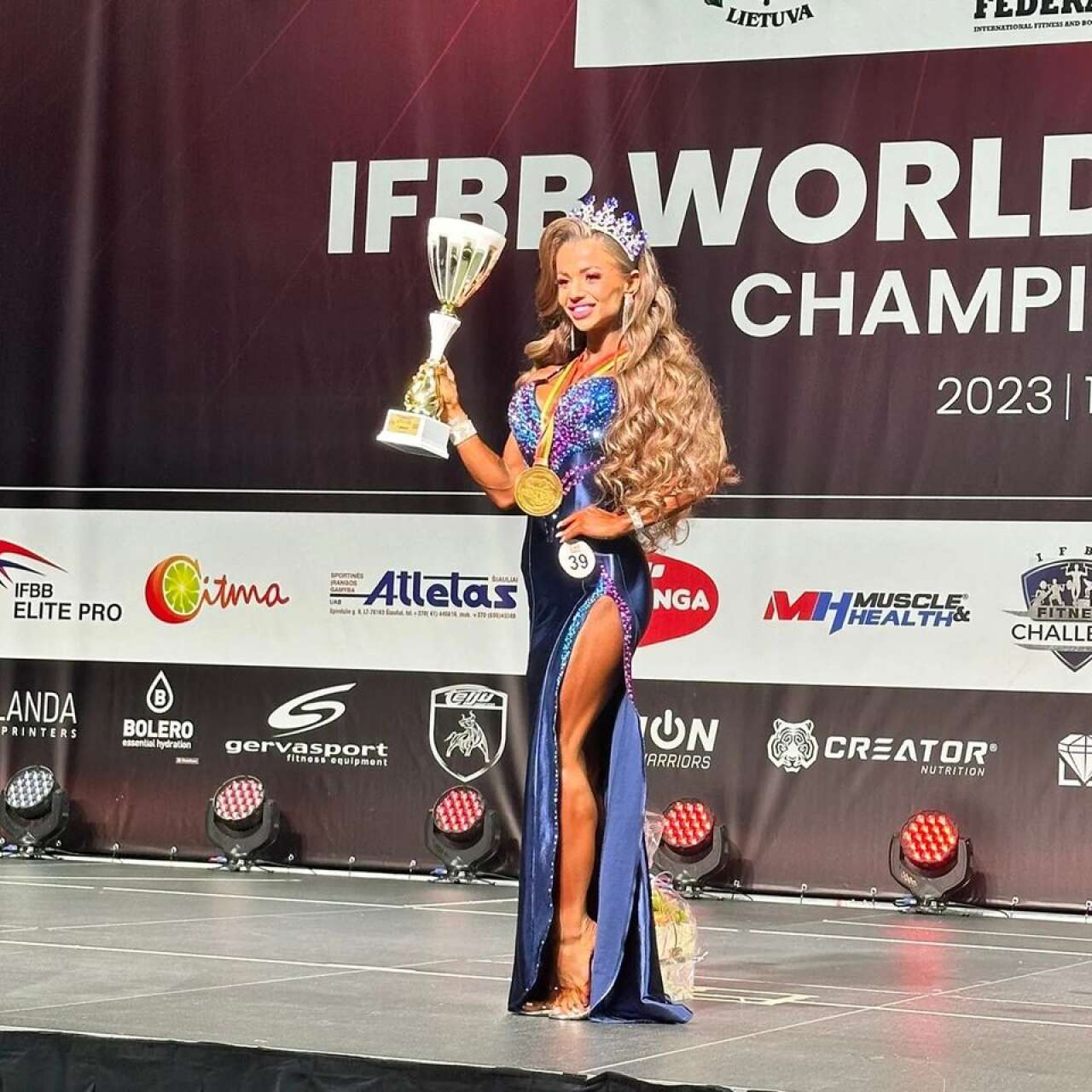 Коломиянка Анастасія Ілюк стала чемпіонкою світу з бодібілдингу. ФОТО